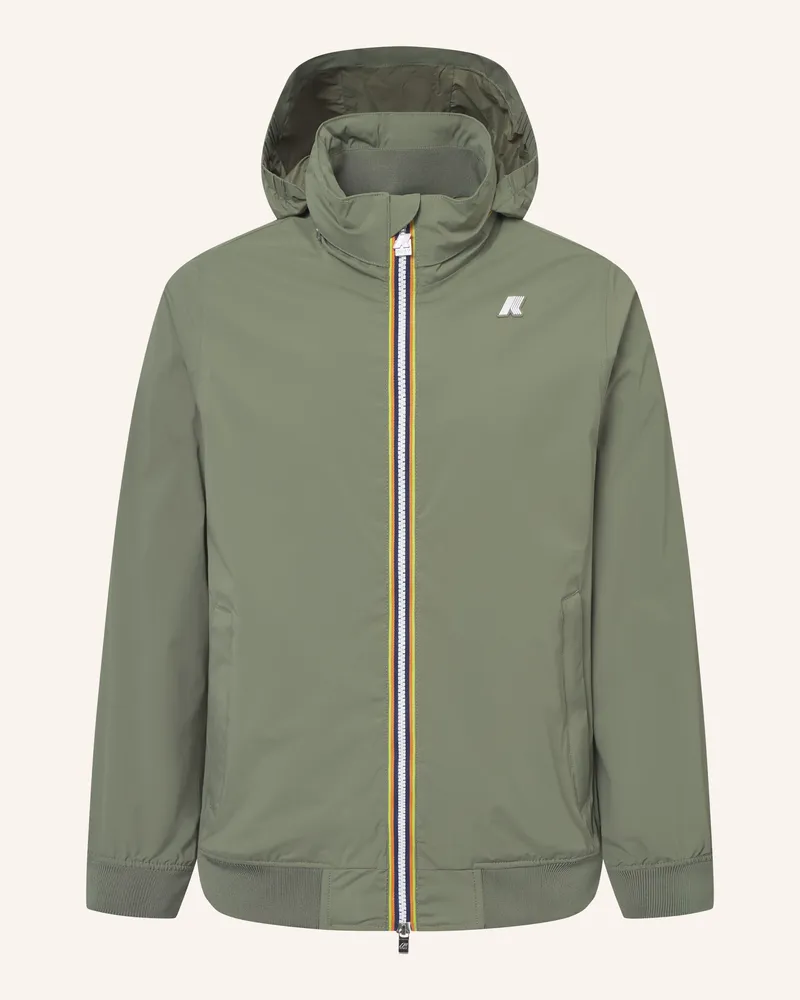 K-Way Funktionsjacke Amaury Stretch Nylon Jersey gruen Grün