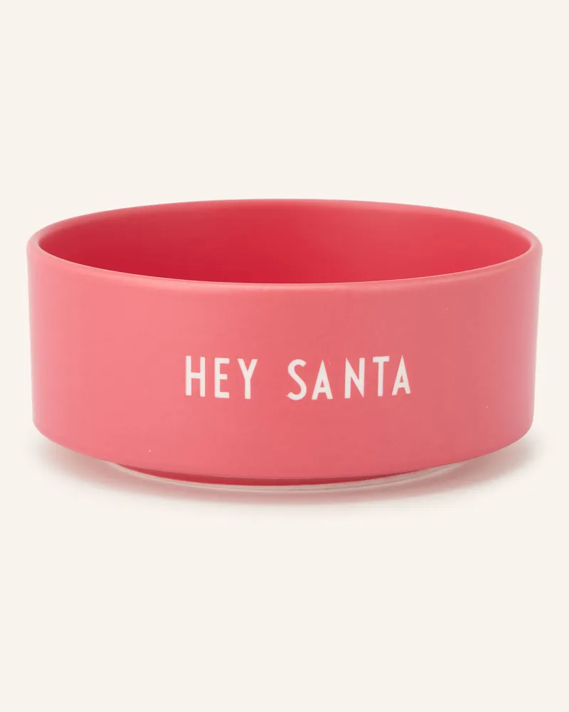 DESIGN LETTERS Schale Hey Santa rot Rot