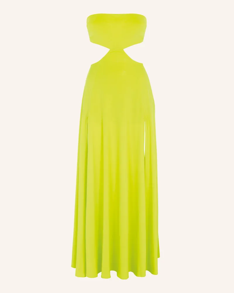 Helene Galwas Kleid Mit Cut Out Gloria gelb Neongelb