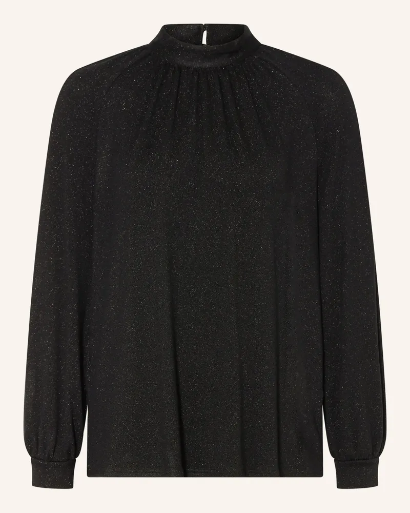 Eterna Blusenshirtmit Glitzergarn Schwarz