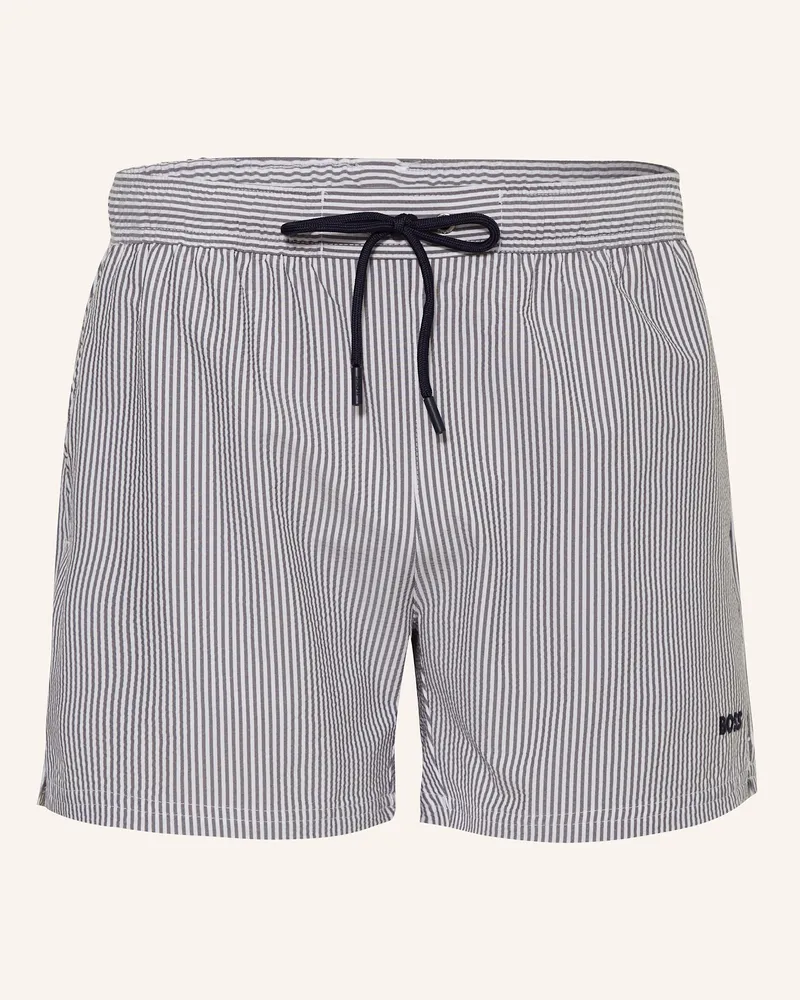 HUGO BOSS Badeshorts VELVETFISH Dunkelblau