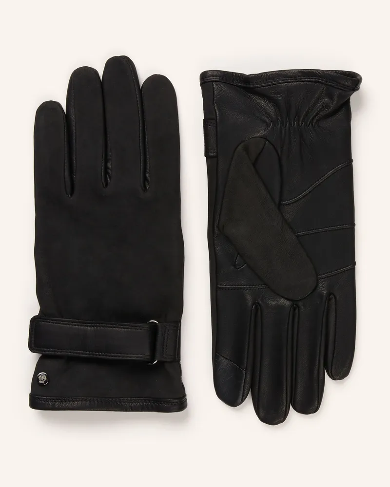 Roeckl Lederhandschuhe Bregenz schwarz Schwarz