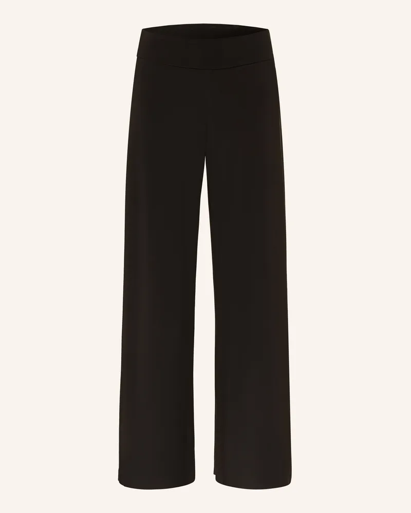 Norma Kamali Jerseyhose schwarz Schwarz
