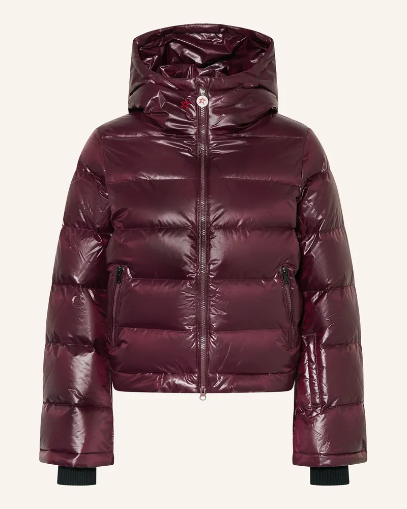 Perfect Moment Daunen-Skijacke POLAR FLARE Fuchsia