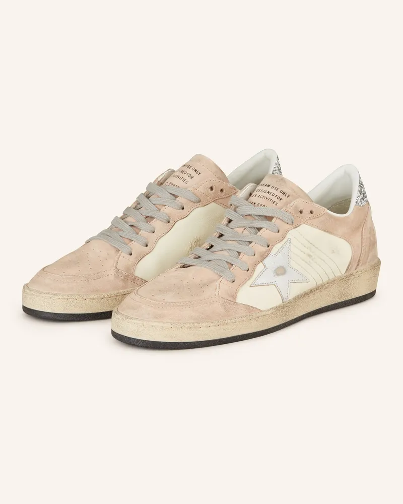Golden Goose Sneaker BALL STAR mit Pailletten Rosé