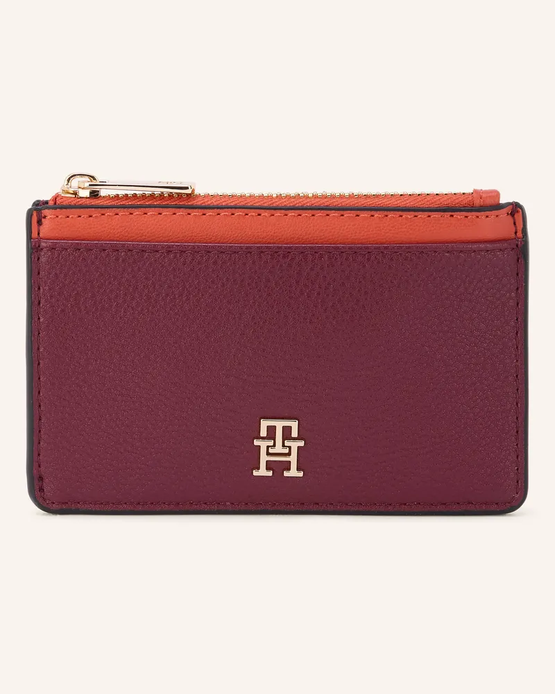Tommy Hilfiger Kartenetui rot Dunkelrot