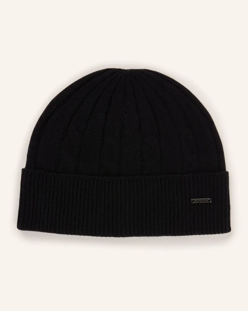 HUGO BOSS Mütze Furbo schwarz Schwarz