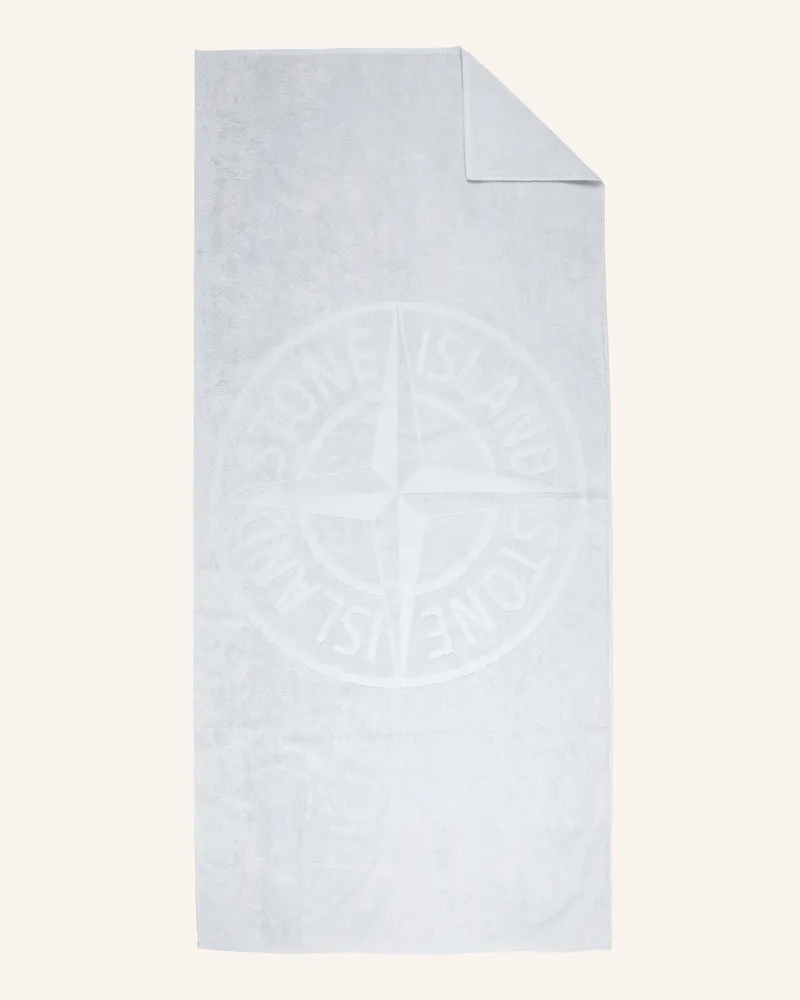 Stone Island Duschtuch Blaugrau