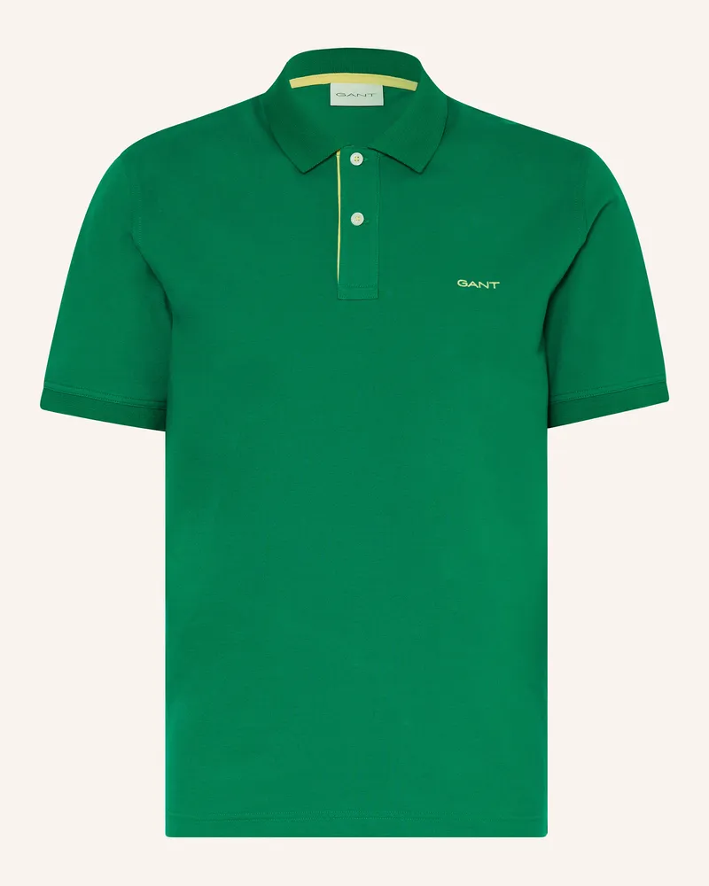 Gant Piqué-Poloshirt Grün