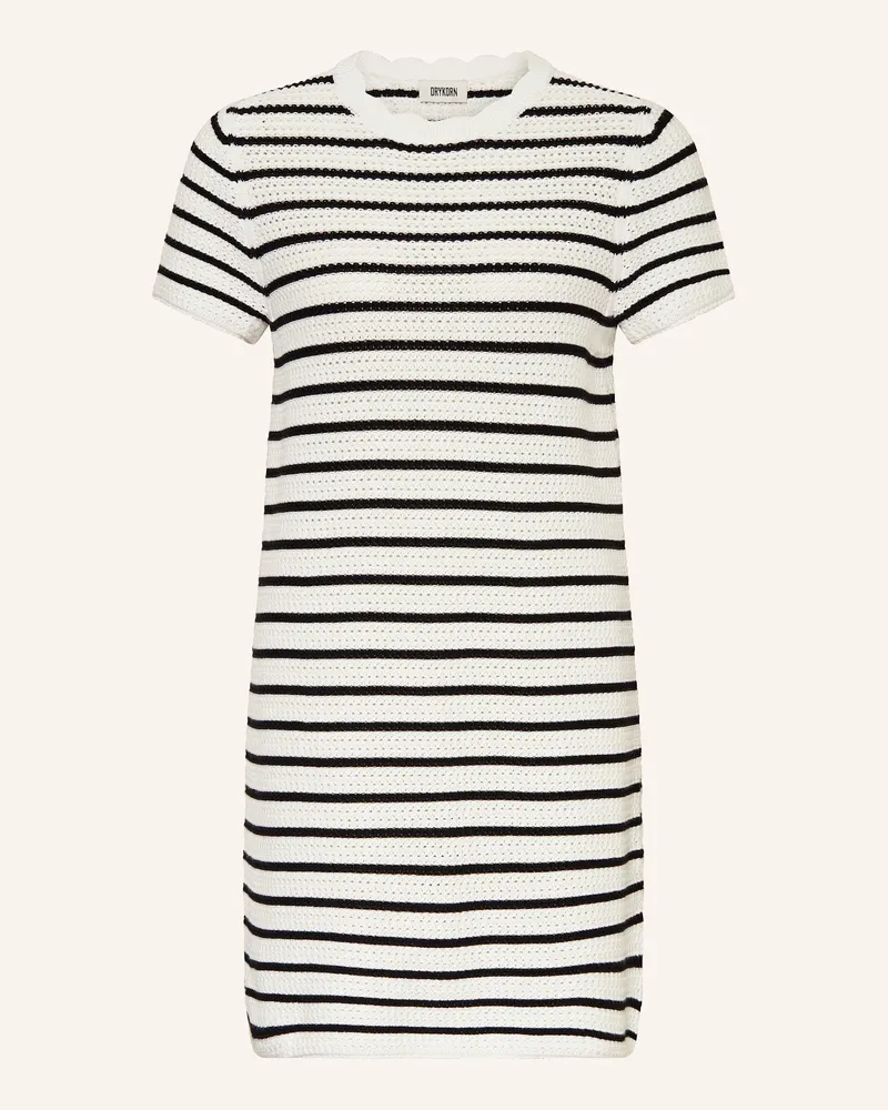 Drykorn Strickkleid Aiula schwarz Weiss