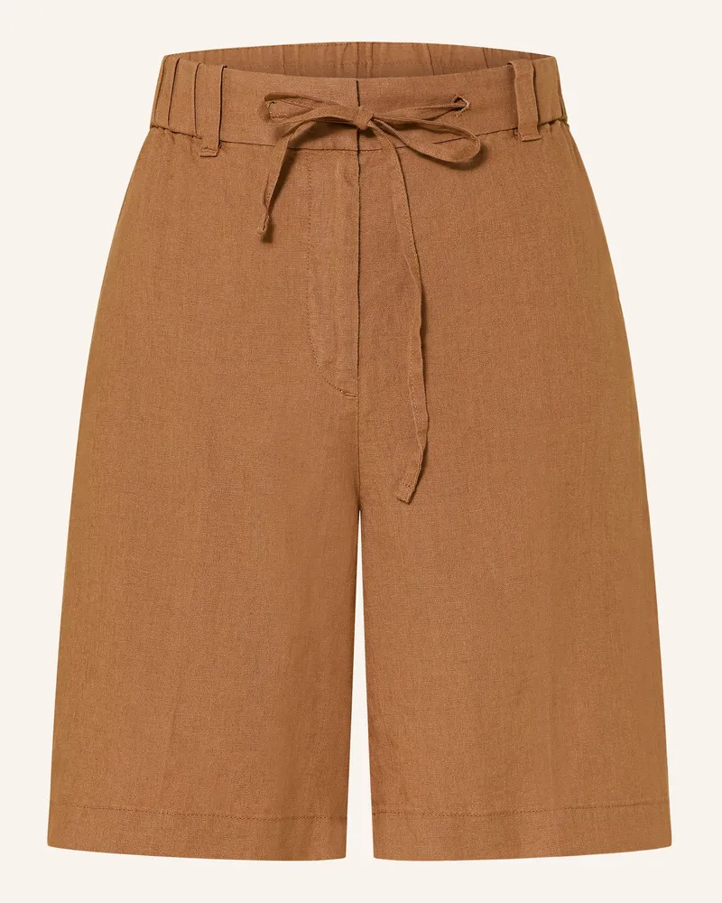 Marc O'Polo Leinenshorts braun Braun