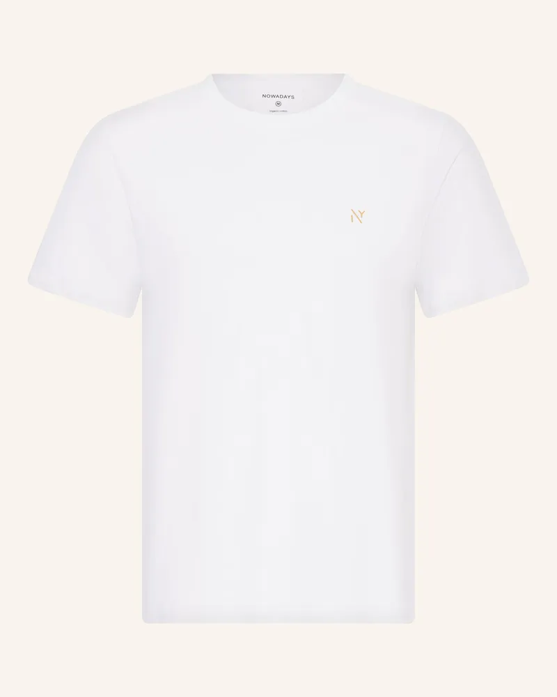 Nowadays T-Shirt weiss Weiss
