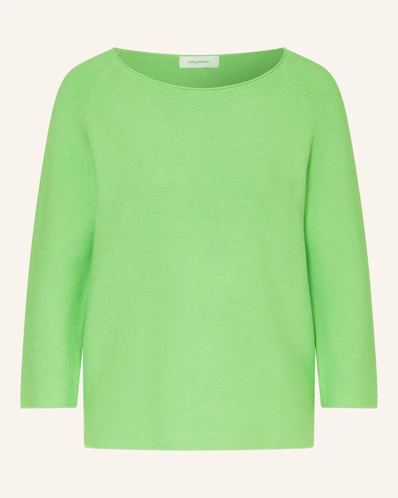 Darling Harbour Pullover mit 3/4-Arm Wassergrün
