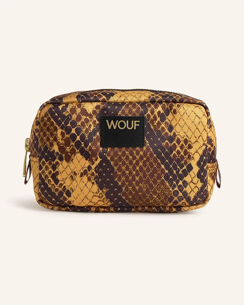 WOUF Kosmetiktasche Circus braun Braun