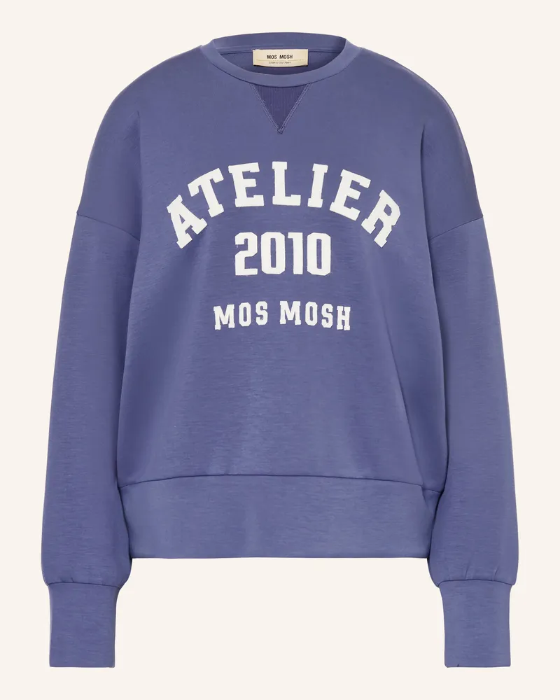 Mos Mosh Oversized-Sweatshirt Mmnima lila Blau