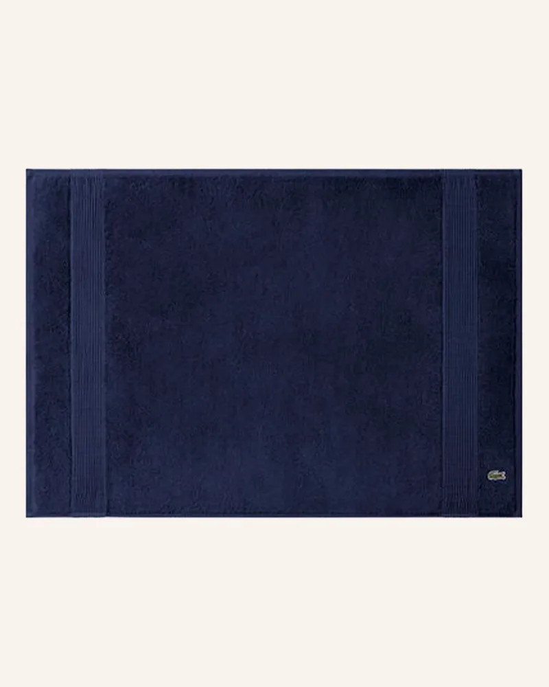 Lacoste Badematte Llecroco blau Dunkelblau