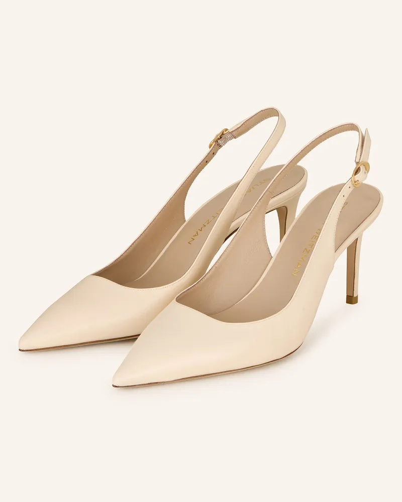 Stuart Weitzman Slingpumps STUART POWER 75 Creme