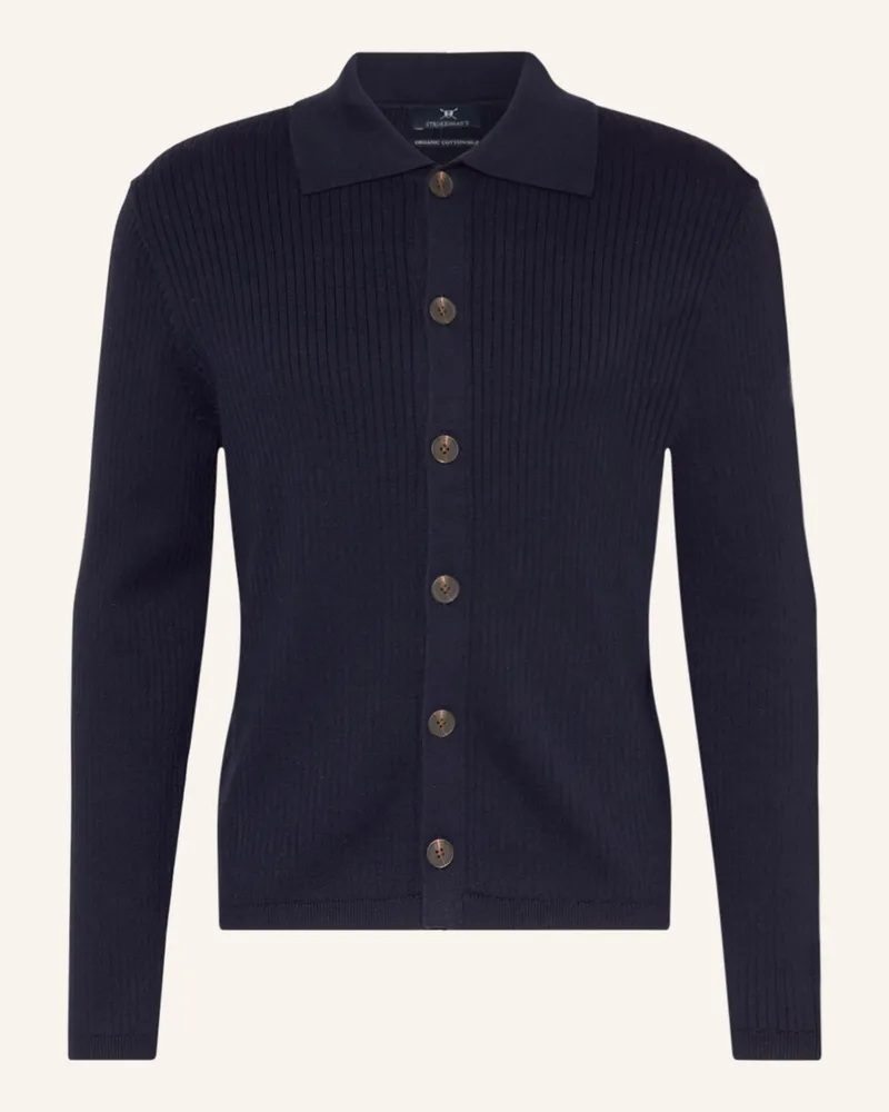 Strokesman's Strickjacke Dunkelblau