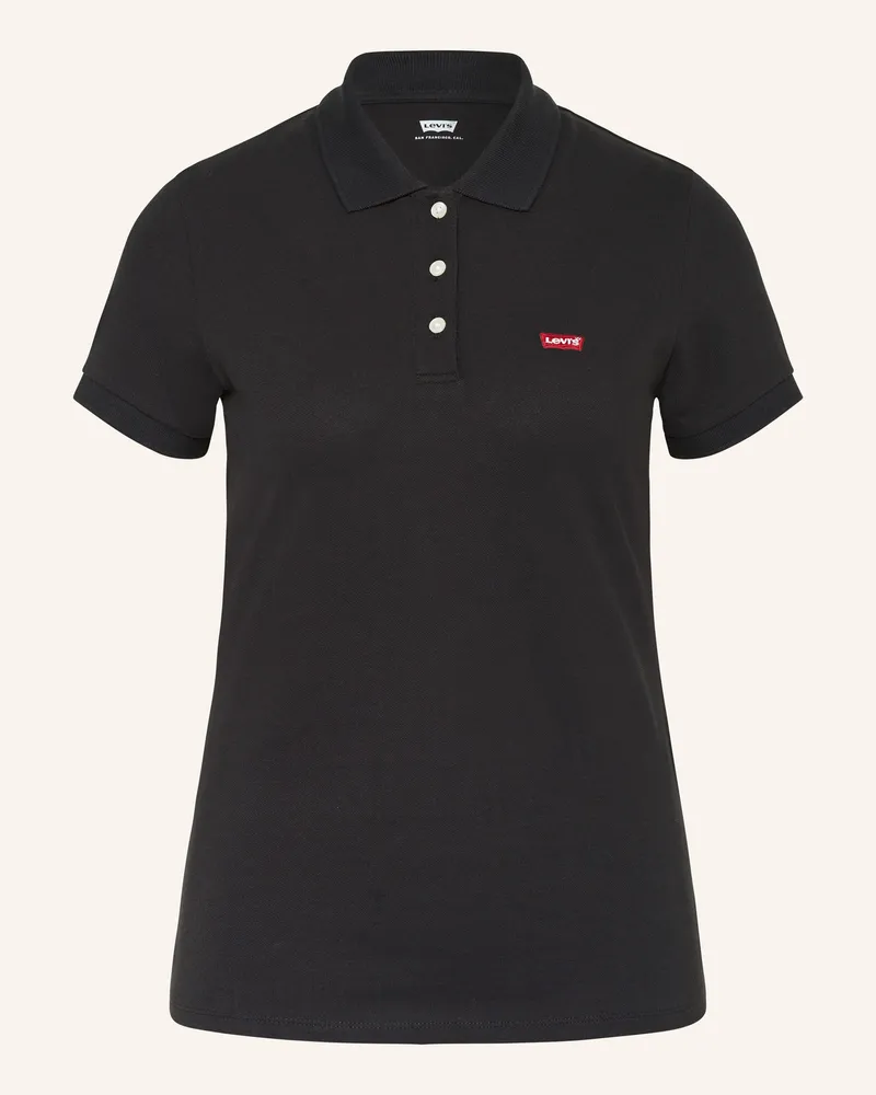 Levi's Piqué-Poloshirt Schwarz