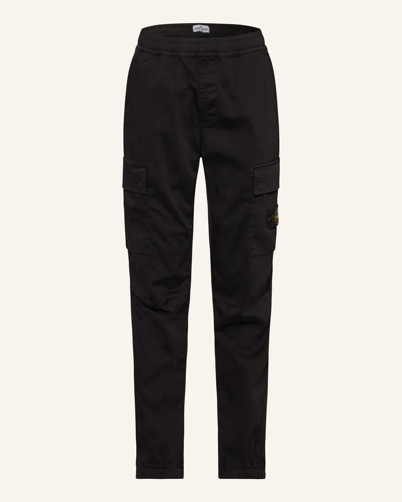 Stone Island Cargohose Schwarz
