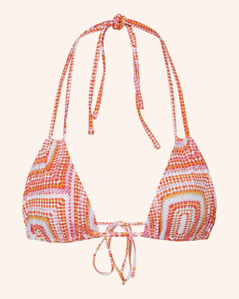 AllSaints Triangel-Bikini-Top ERICA Orange