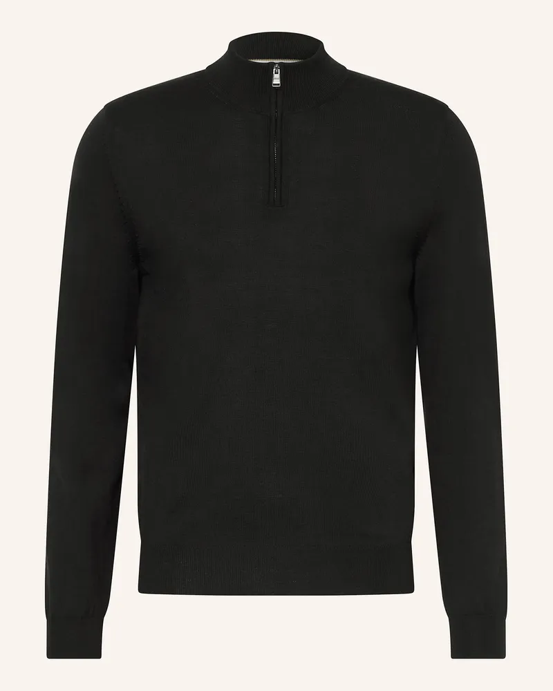 HUGO BOSS Pullover EBENJI Schwarz