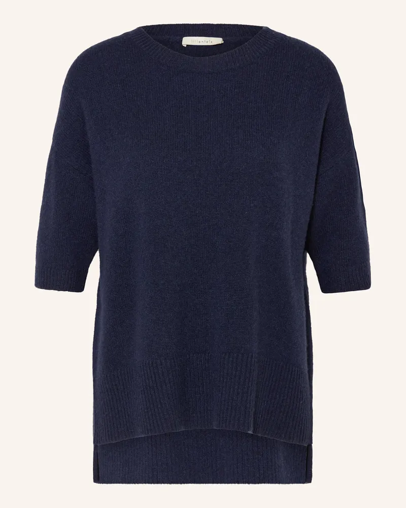 lilienfels Strickshirt aus Cashmere Dunkelblau