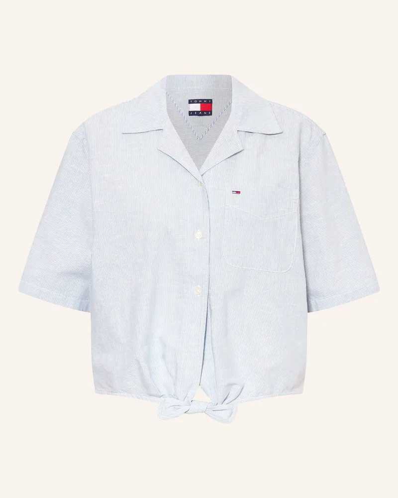 Tommy Hilfiger Hemdbluse Blaugrau