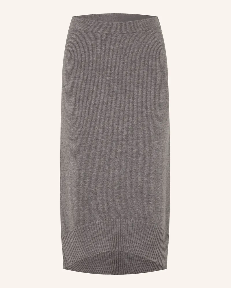 Victoria Beckham Strickrock Mit Merinowolle grau Grau
