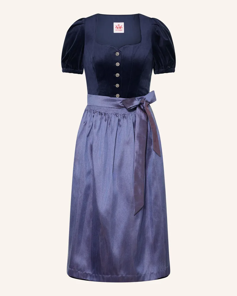 Spieth & Wensky Dirndl Kirchsee blau Dunkelblau