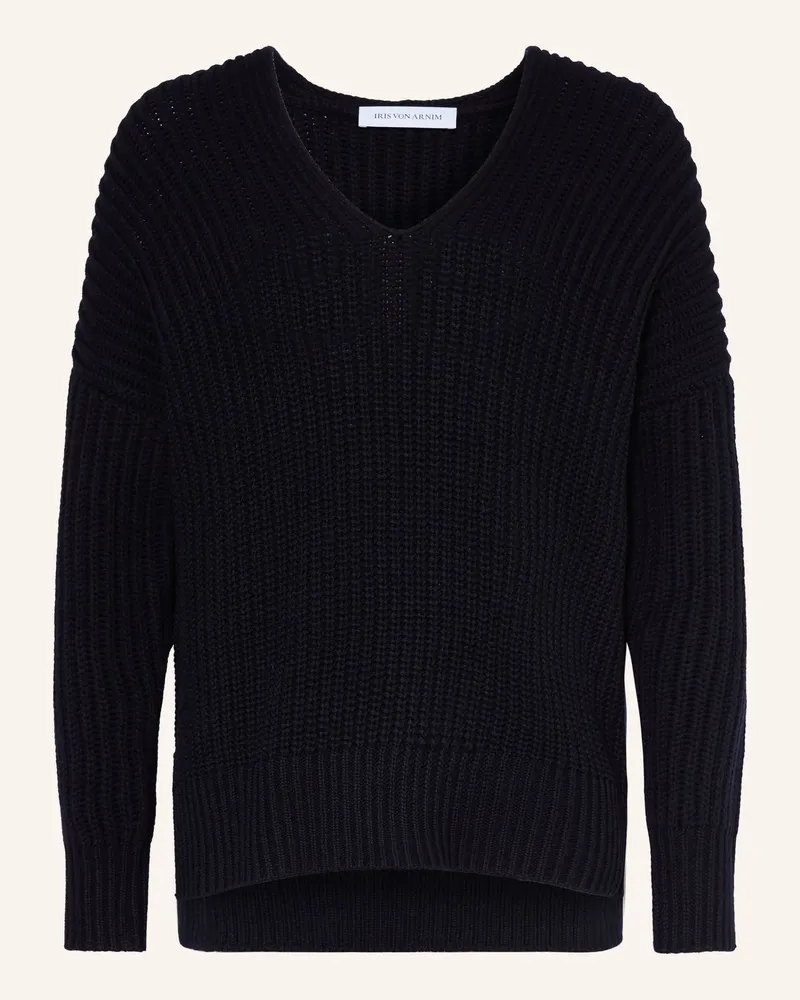 Iris von Arnim Cashmere-Pullover Amarantha blau Dunkelblau