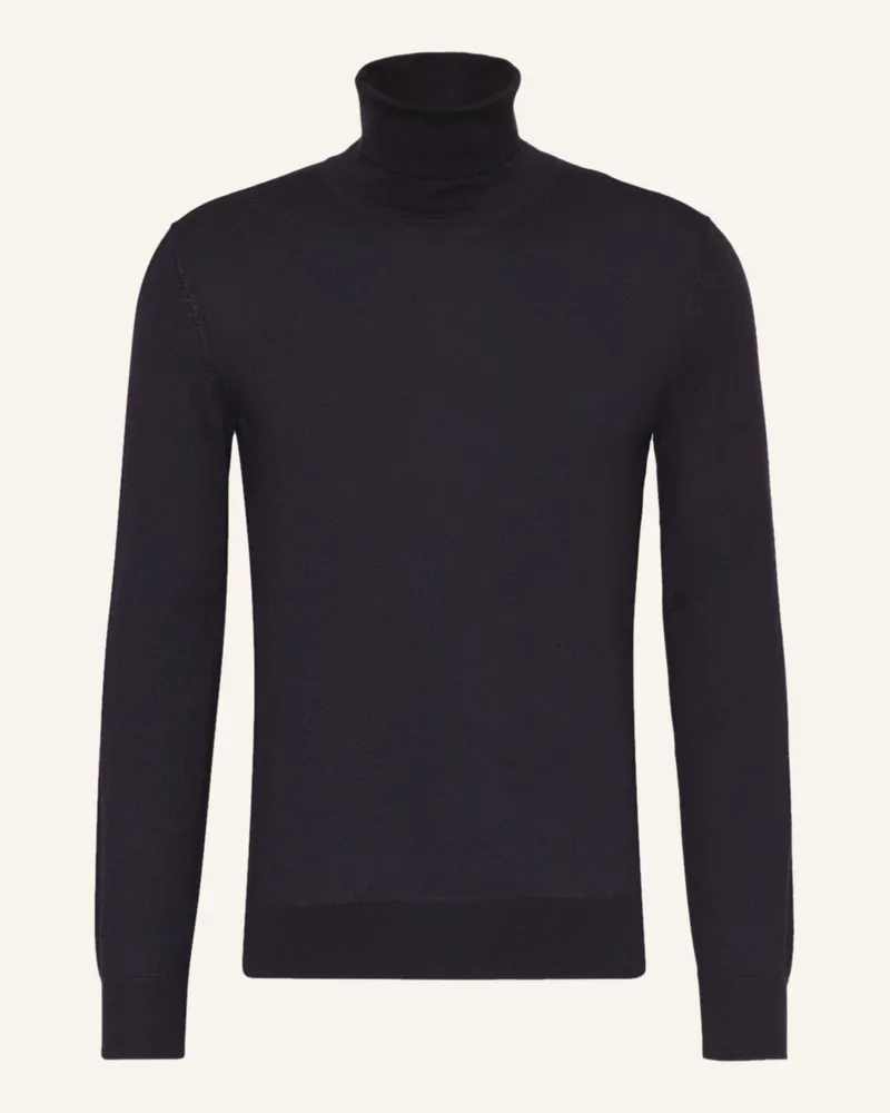 Ermenegildo Zegna Cashmere-Pullover Mit Seide blau Dunkelblau