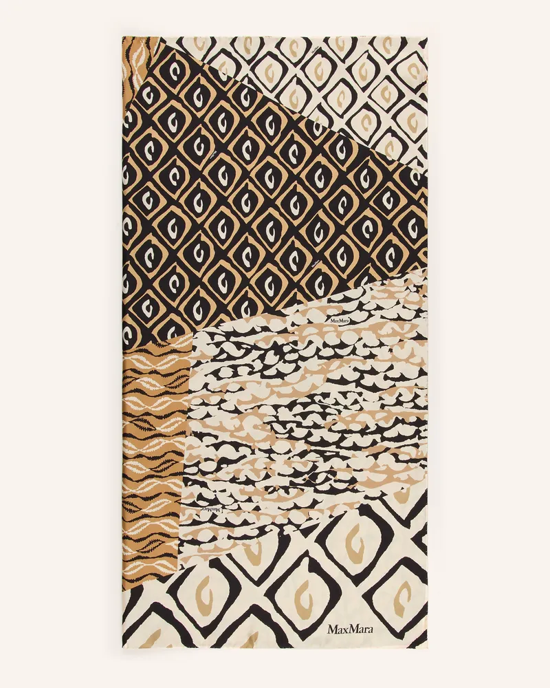 Max Mara Seidentuch Carre90W1 beige Beige