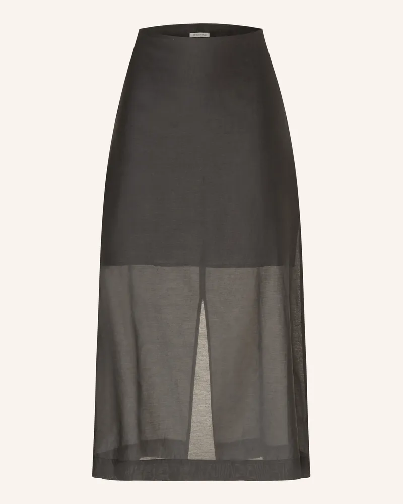 By Malene Birger Rock Esta Mit Seide schwarz Schwarz