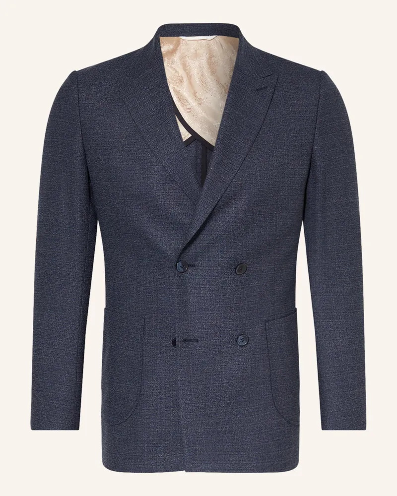 paul Anzugsakko Extra Slim Fit blau 680