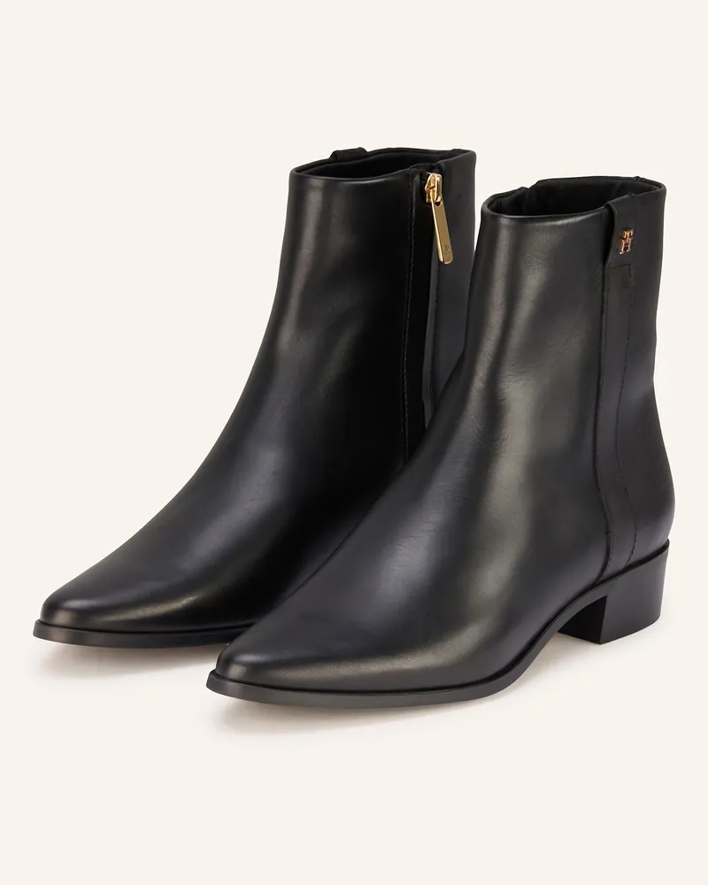 Tommy Hilfiger Stiefeletten schwarz Schwarz