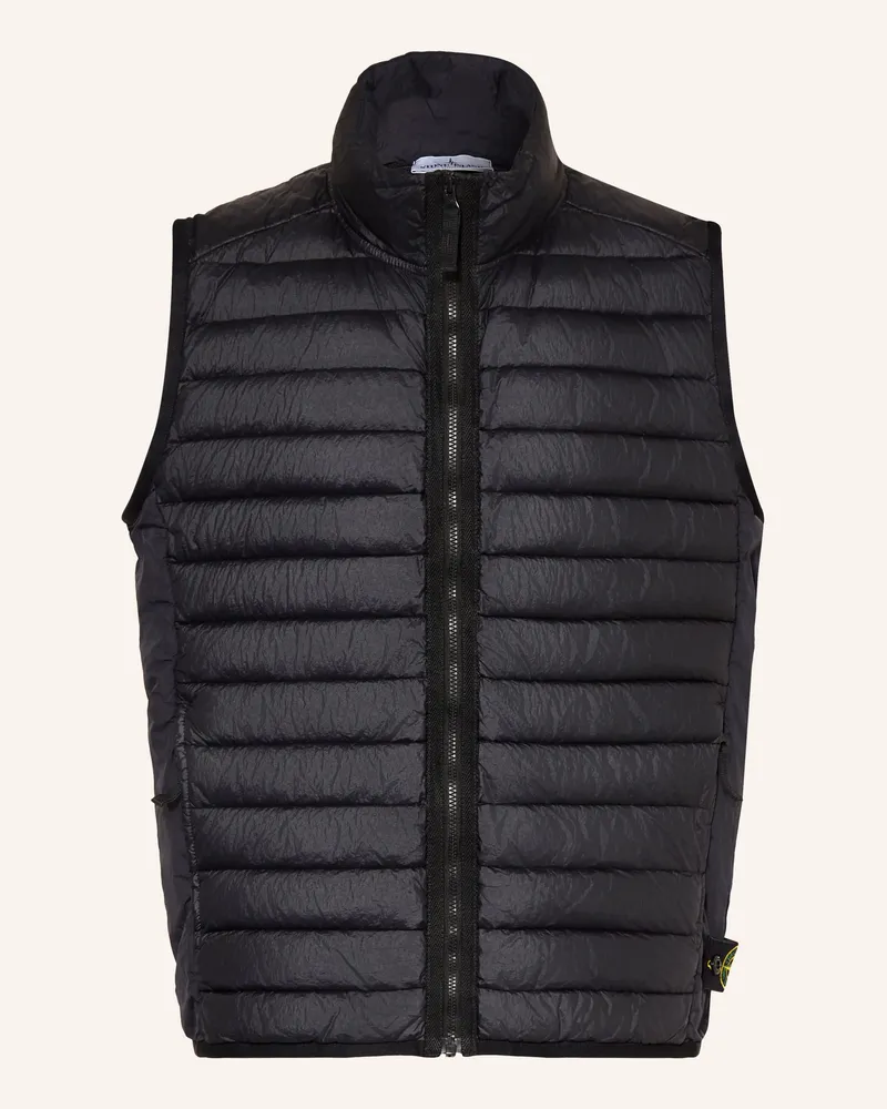 Stone Island Lightweight-Daunenweste Dunkelblau