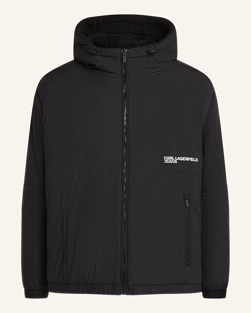 Karl Lagerfeld Jacke schwarz Schwarz