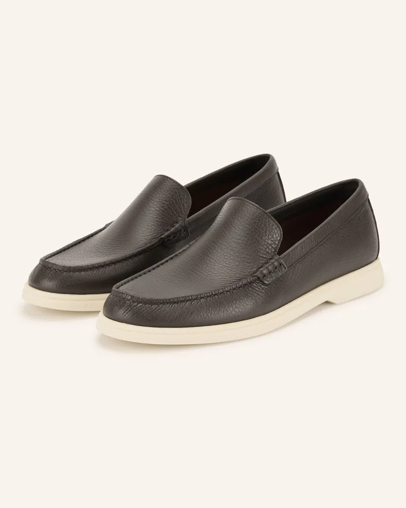 HUGO BOSS Slipper Sienne braun Dunkelbraun