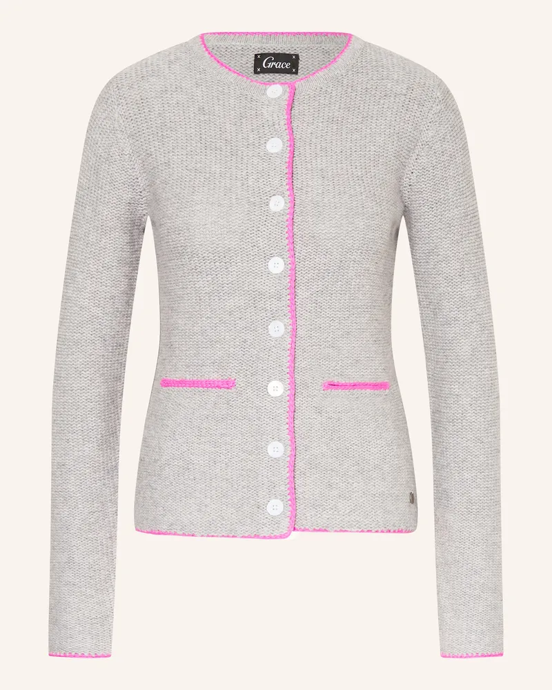 Grace Strickjanker grau Grau
