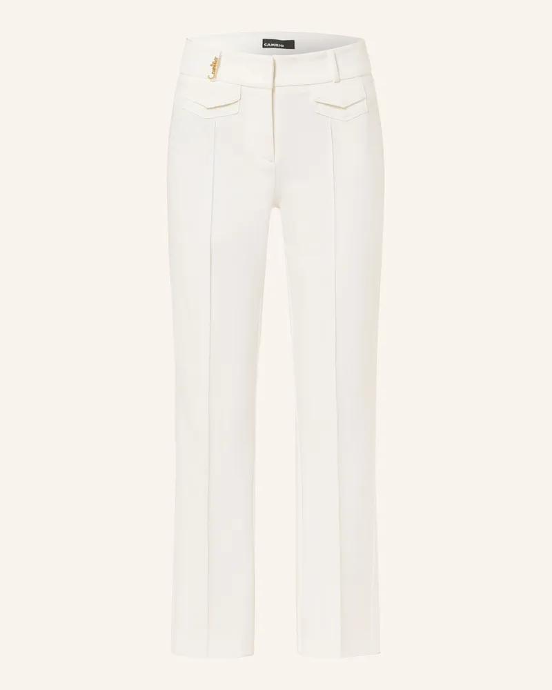 Cambio Marlenehose Farah weiss Creme