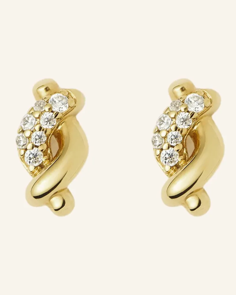 Missoma Ohrringe Molten Snow By Glambou gold Gold