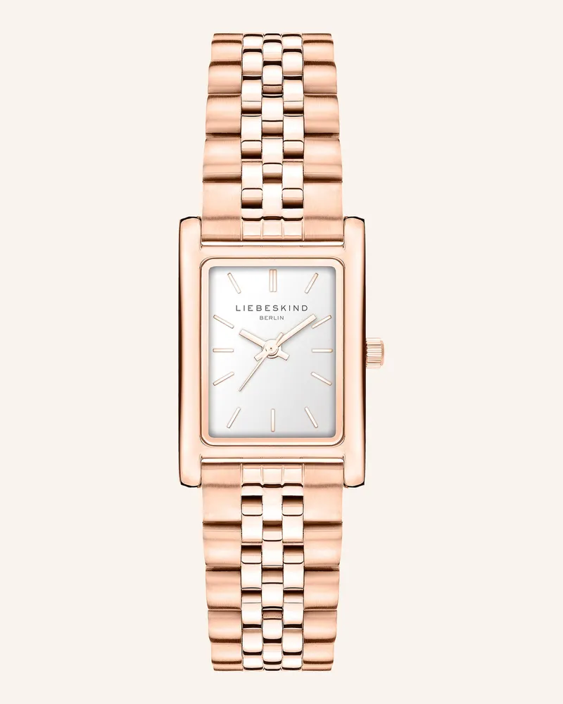 Liebeskind Armbanduhr  Aus  Edelstahl rosegold Roségold