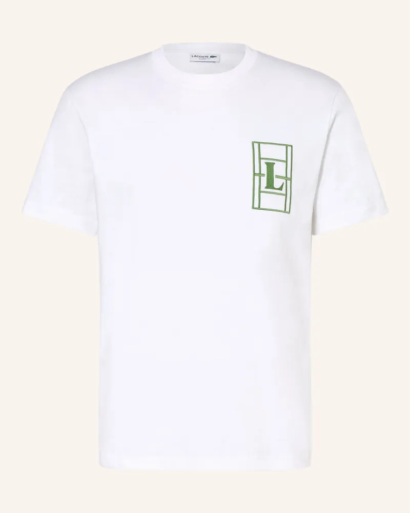 Lacoste T-Shirt schwarz Weiss