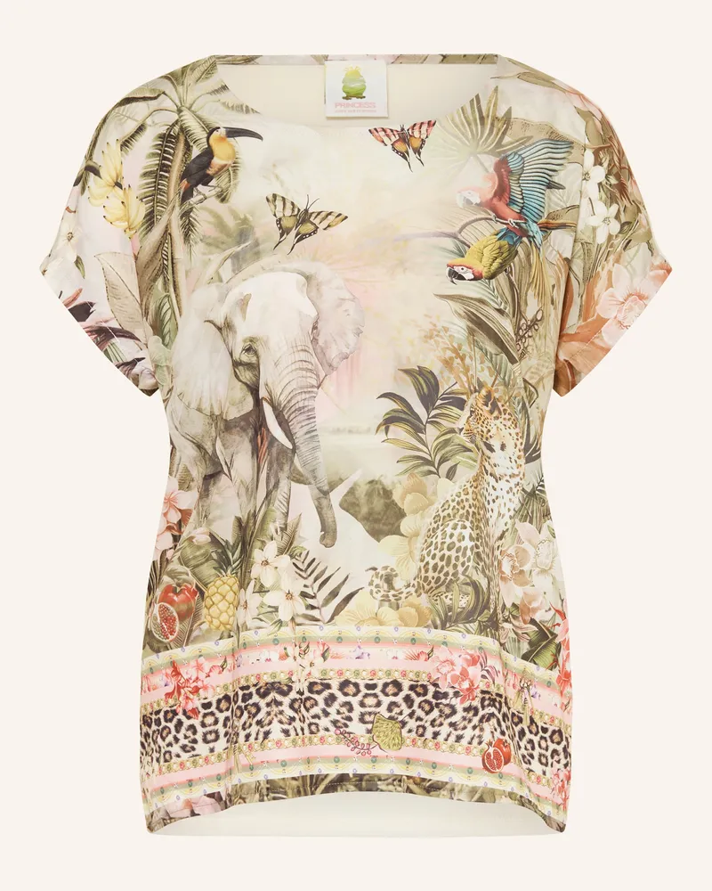 Princess goes Hollywood T-Shirt Im Materialmix gruen Weiss