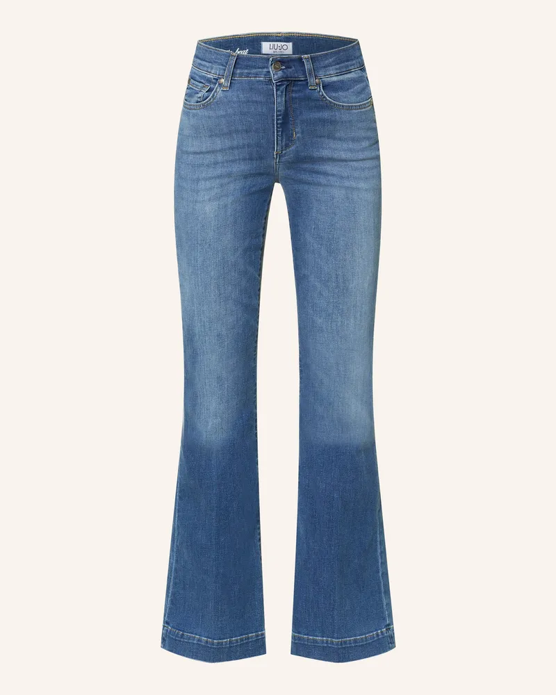 Liu Jo Flared Jeans Mit Schmucksteinen blau 7l028