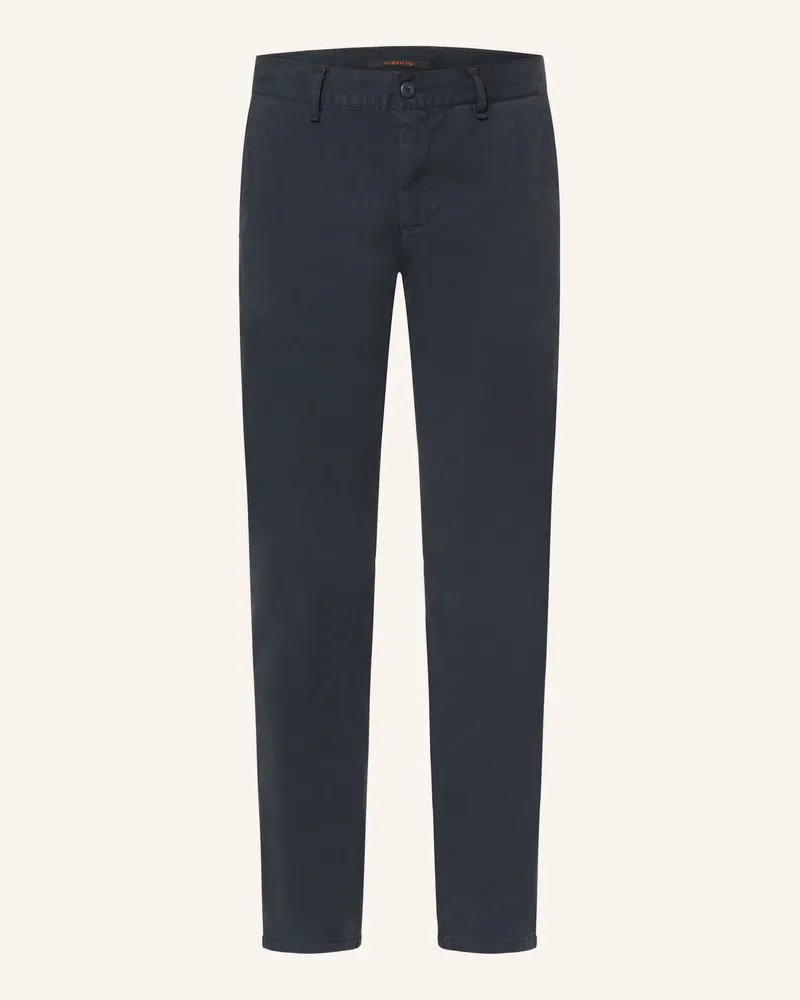 Alberto Chino Lou-Gabardine Regular Fit blau Dunkelblau