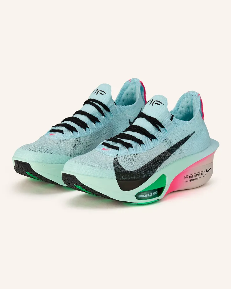 Nike Laufschuhe Air Zoom Alphafly 3 blau Mint