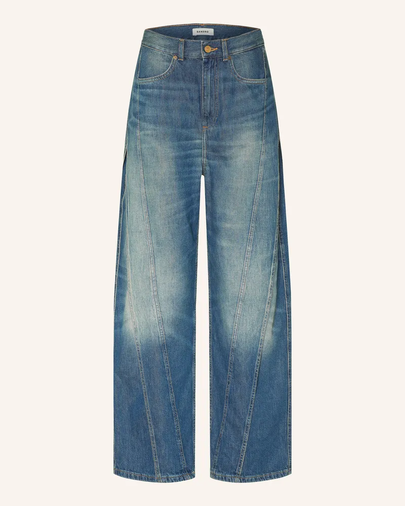 Sandro Wide Leg Jeans blau 4785
