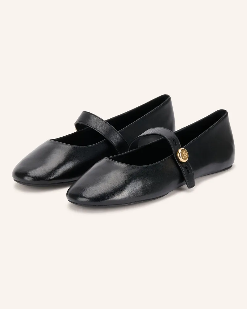 Tory Burch Mary-Jane-Ballerinas Romy schwarz Schwarz
